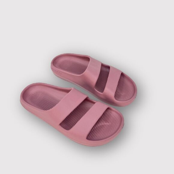 Bombas Women Slippers Pink Friday Slide Flat Lightweight Waterproof Slip On US 5 - Picture 1 of 10